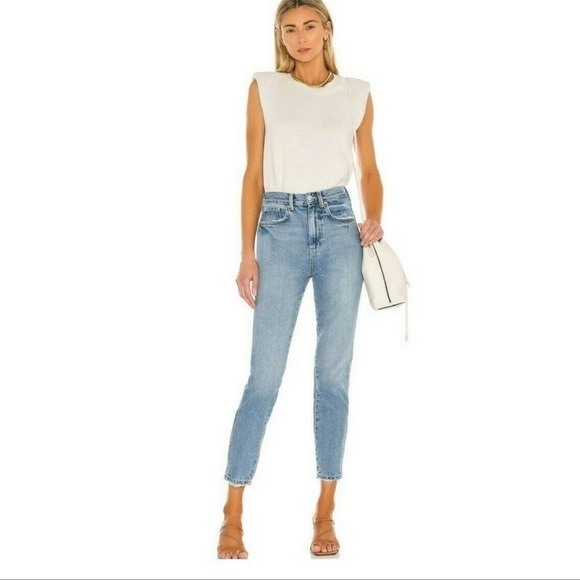 FREE PEOPLEx REVOLVE Stove Pipe High Rise Jeans 31 - Picture 1 of 13